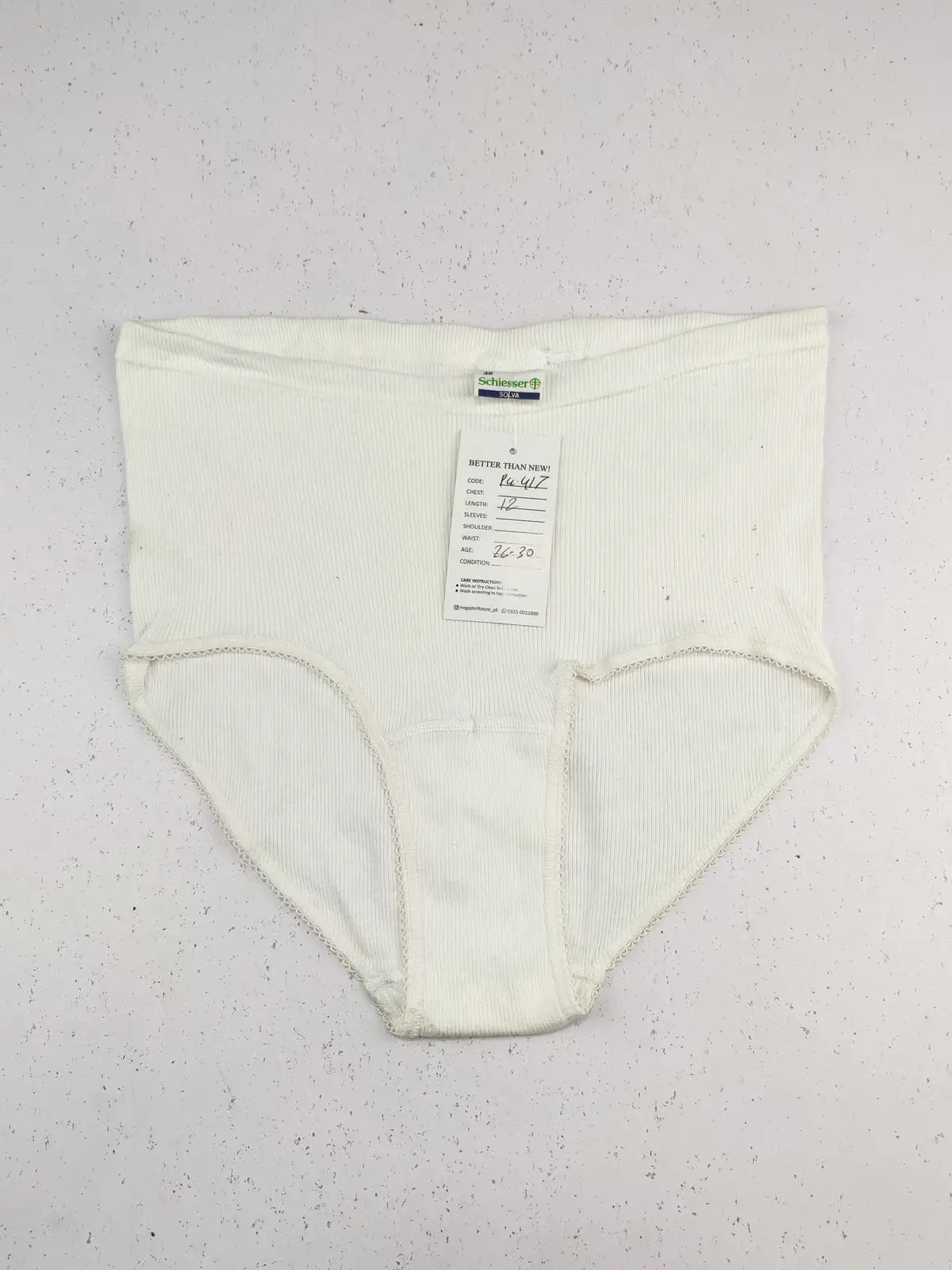 Buy online pre-used pre-loved 100% authentic & Original branded Schiesser (PU-417) available in Pakistan. Top international brands avilable.