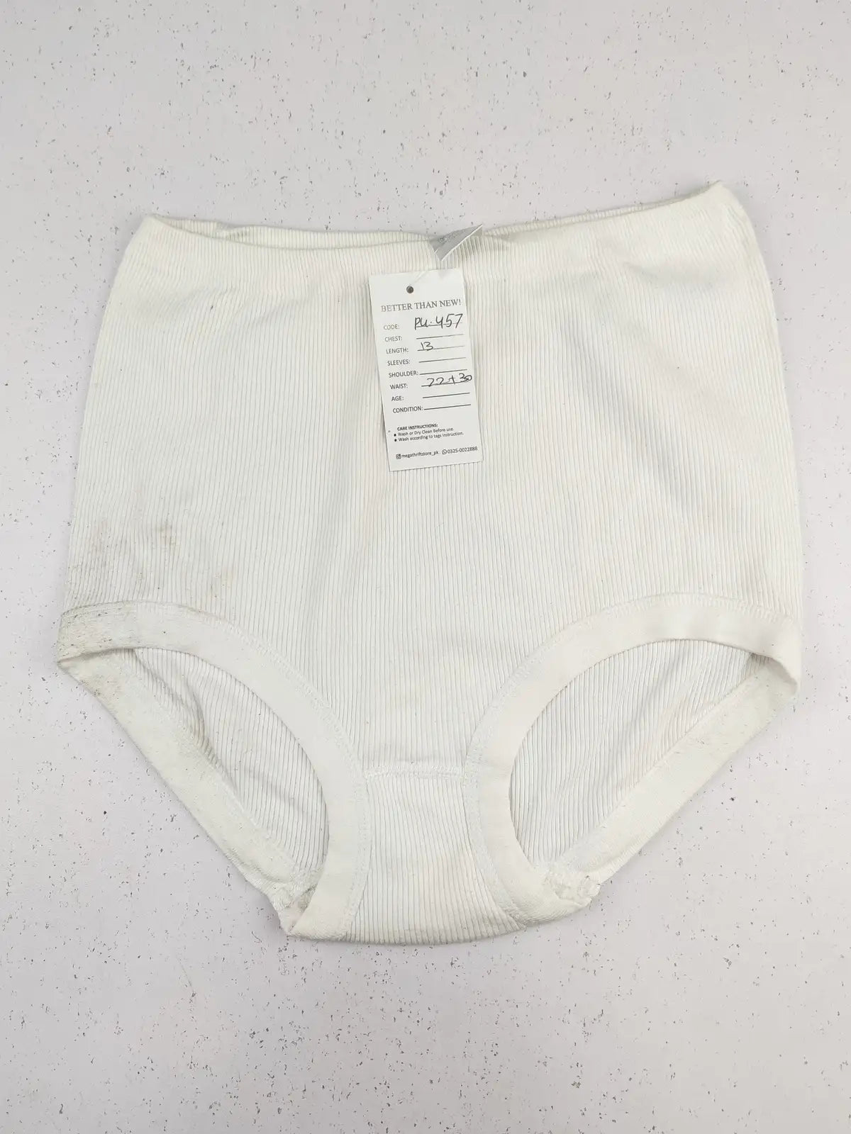 Buy online pre-used pre-loved 100% authentic & Original branded Unknown Brand (PU-457) available in Pakistan. Top international brands avilable.