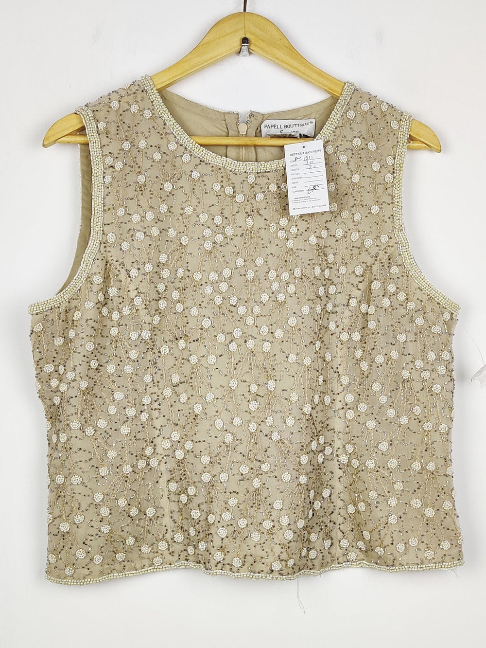 Buy online pre-used pre-loved 100% authentic & Original branded Papell Boutique (PW-1511) available in Pakistan. Top international brands avilable.