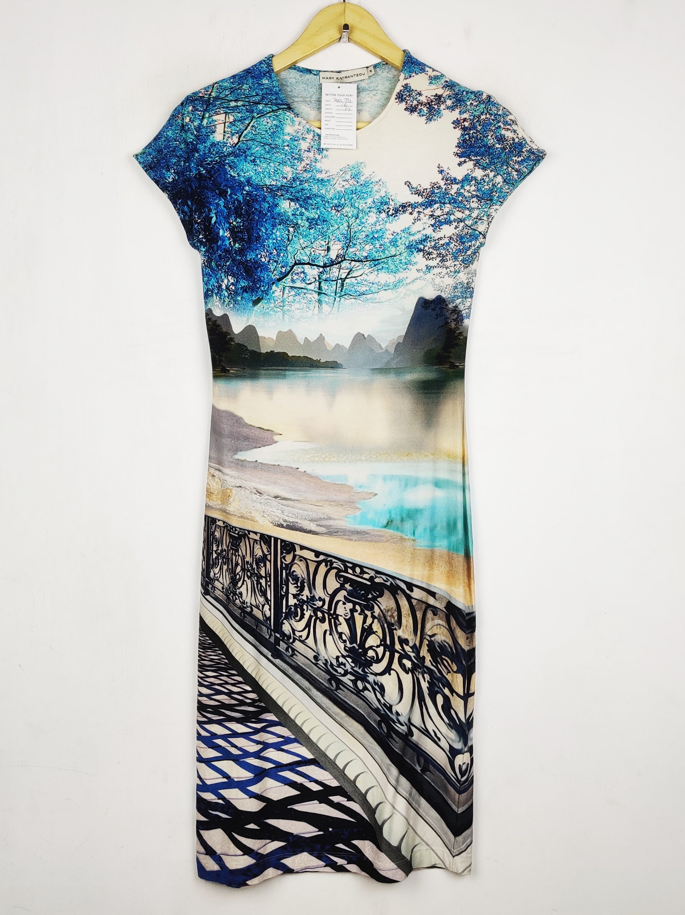 Buy online pre-used pre-loved 100% authentic & Original branded Mary Katrantzou (SBD-731) available in Pakistan. Top international brands avilable.
