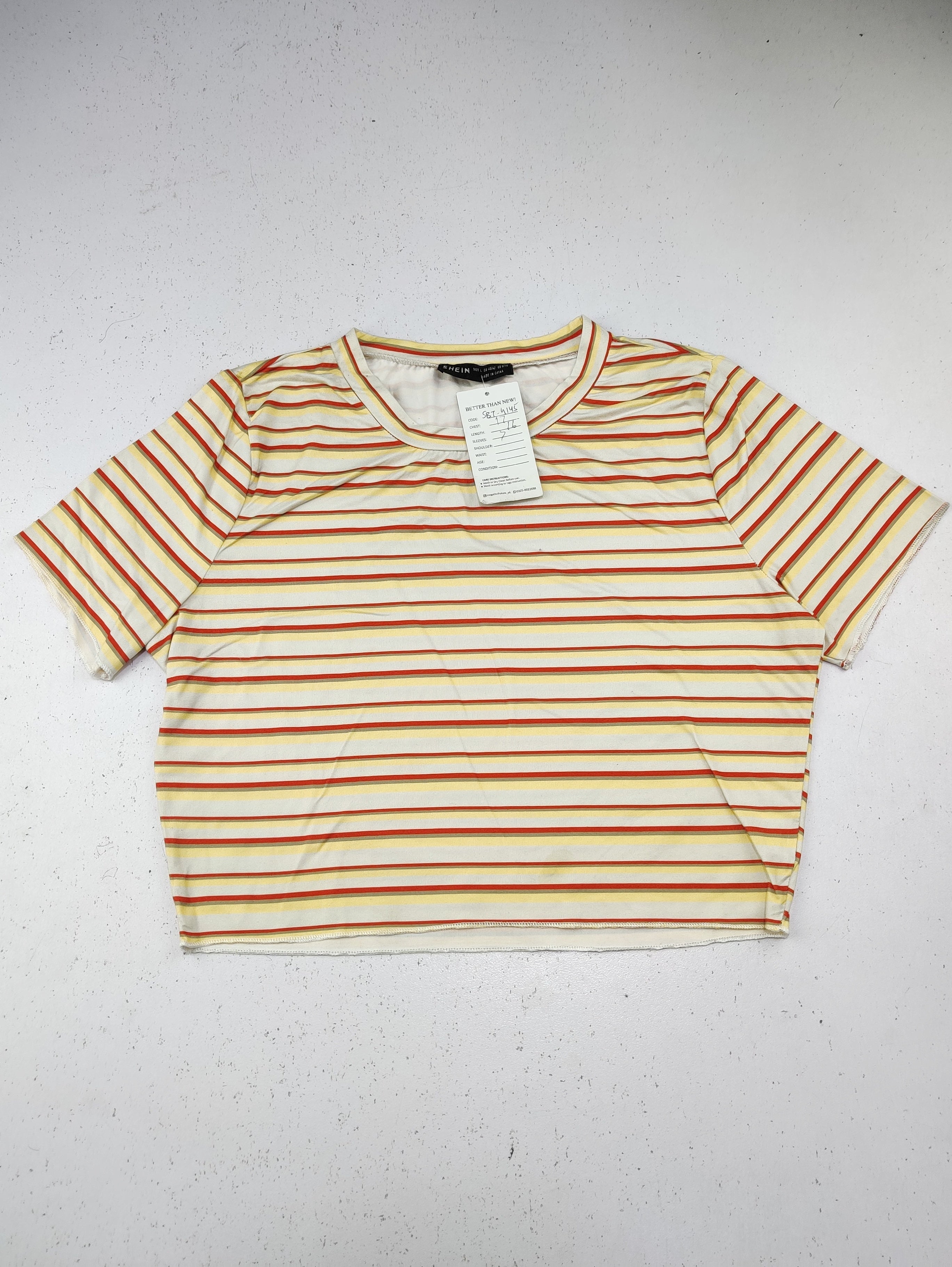 Buy online pre-used pre-loved 100% authentic & Original branded Shein (SBT-4145) available in Pakistan. Top international brands avilable.