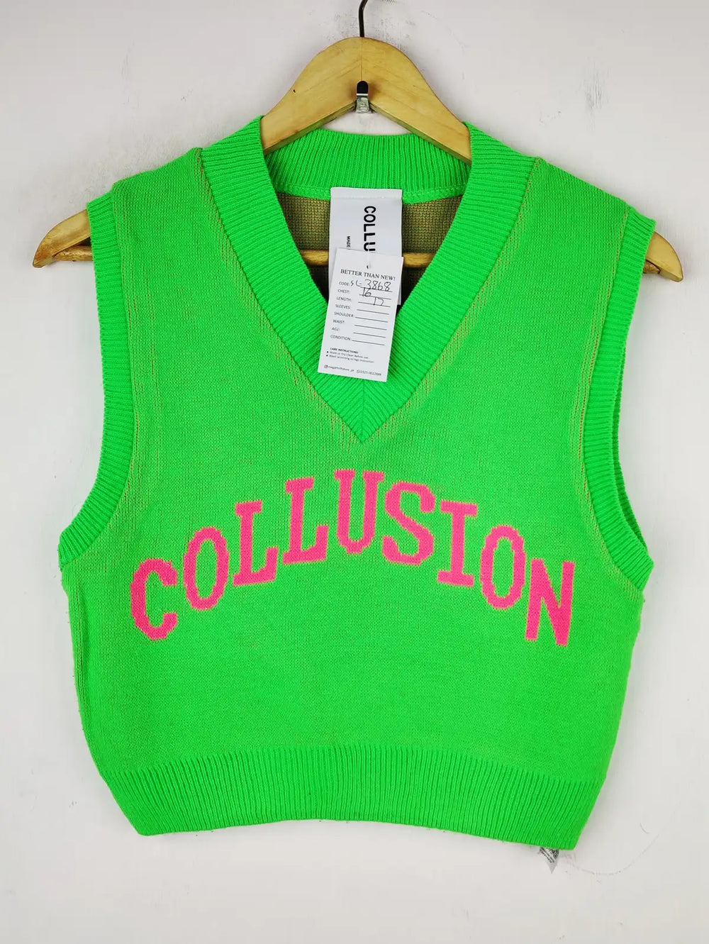 Buy online pre-used pre-loved 100% authentic & Original branded Collusion (SL-3868) available in Pakistan. Top international brands avilable.