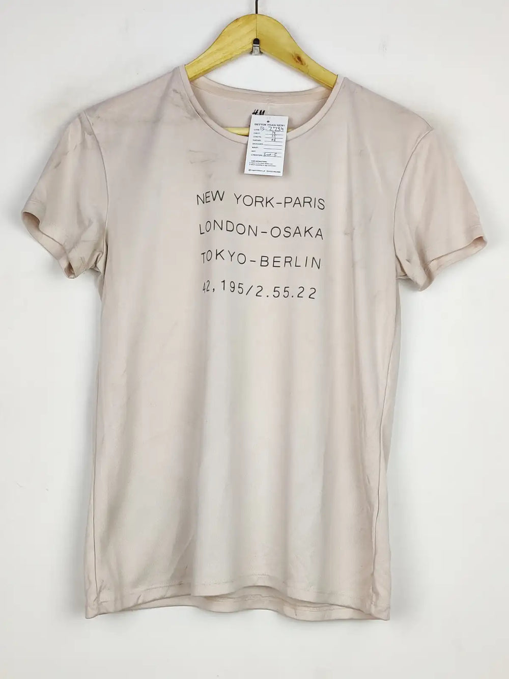 Buy online pre-used pre-loved 100% authentic & Original branded H&M (TS-2734) available in Pakistan. Top international brands avilable.