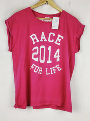 Buy online pre-used pre-loved 100% authentic & Original branded Race For Life (TS-4944) available in Pakistan. Top international brands avilable.