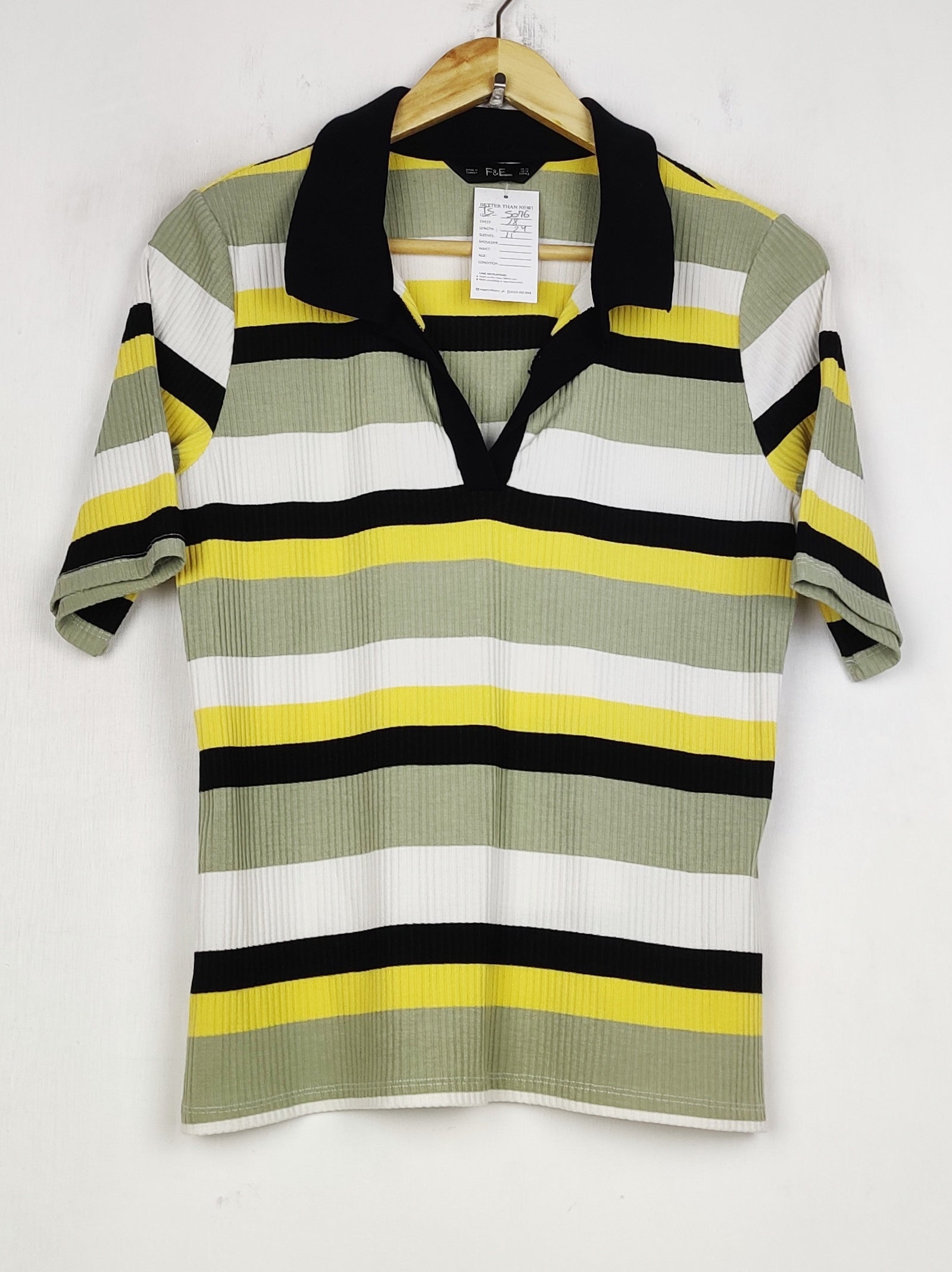 Buy online pre-used pre-loved 100% authentic & Original branded F&F (TS-5076) available in Pakistan. Top international brands avilable.