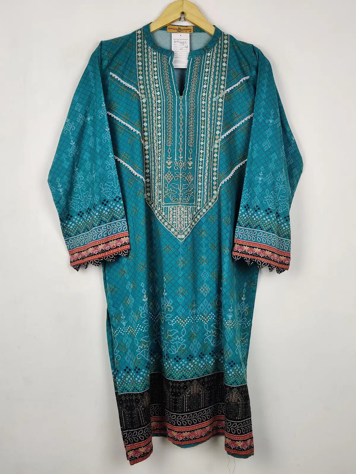 Buy online pre-used pre-loved 100% authentic & Original branded Bonanza Satrangi (WBK-3662) available in Pakistan. Top international brands avilable.
