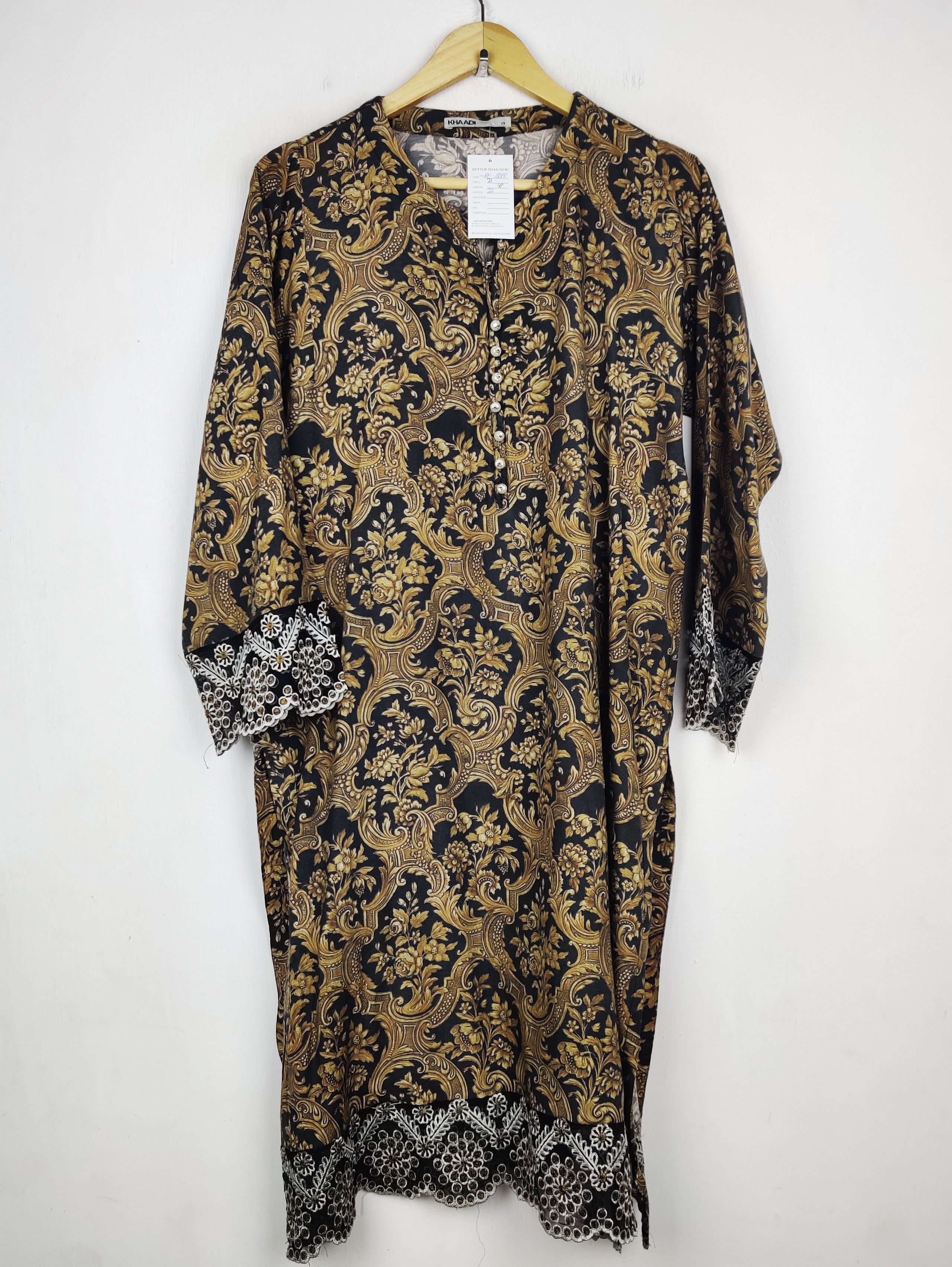 Buy online pre-used pre-loved 100% authentic & Original branded Khaadi (WBK-3838) available in Pakistan. Top international brands avilable.