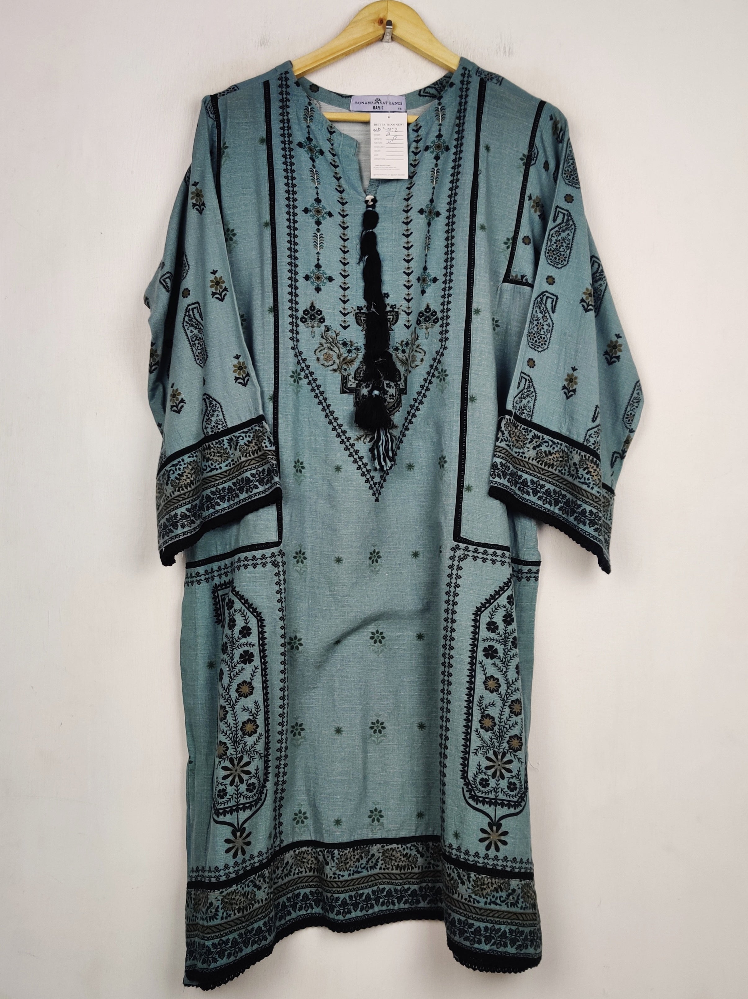 Buy online pre-used pre-loved 100% authentic & Original branded Bonanza Satrangi (WBK-3972) available in Pakistan. Top international brands avilable.